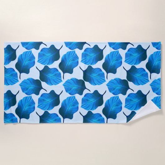 Canna Tropicanna Tropical Leaves in Blue Strandlaken (Voorkant)