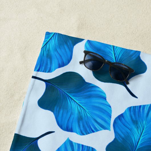 Canna Tropicanna Tropical Leaves in Blue Strandlaken (In situ)