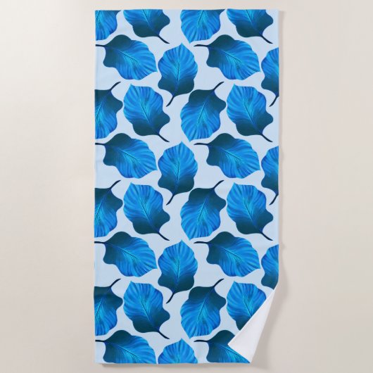 Canna Tropicanna Tropical Leaves in Blue Strandlaken (Voorkant)