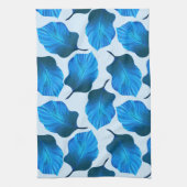 Canna Tropicanna Tropical Leaves in Blue Theedoek (Verticaal)