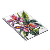 Canna - Waterverf bloemen Notitieboek (Rechterzijde)