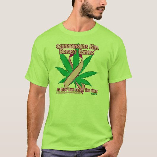 Cannabinoïden Kill Cancer T-shirt (Voorkant)