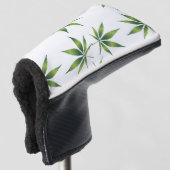 Cannabis-| Zazzle_Growshop. Golfheadcover (3/4 voorkant)