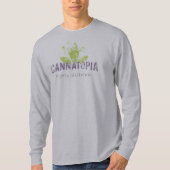 Cannatopia Mannen Shirt met lange hoes (Voorkant)