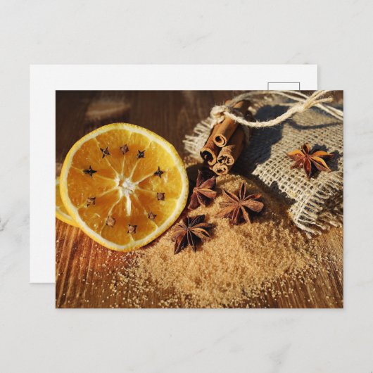 Canné-Kerstmis Briefkaart (Voorkant / Achterkant)