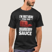 Canned Cranberry Sauce Jellied Happy Thanksgiving  T-shirt (Voorkant)