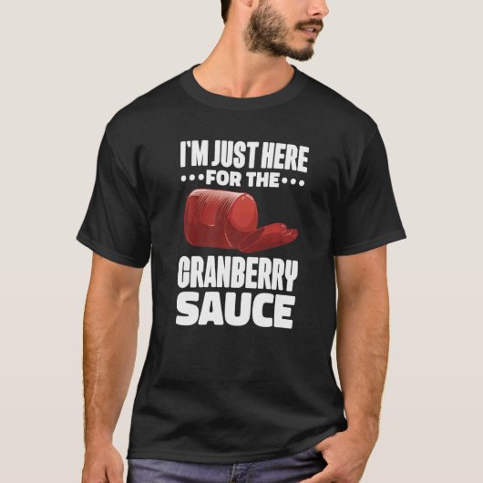 Canned Cranberry Sauce Jellied Happy Thanksgiving  T-shirt (Voorkant)