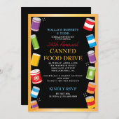 CANNED FOOD DRIVE Veiling Corporate Fundraiser Kaart (Voorkant / Achterkant)