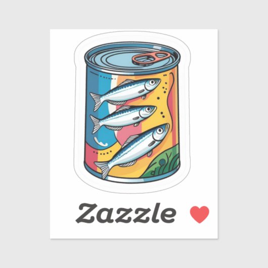 Canned sardines sticker (Vel)