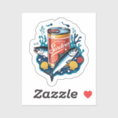 Canned sardines sticker (Vel)