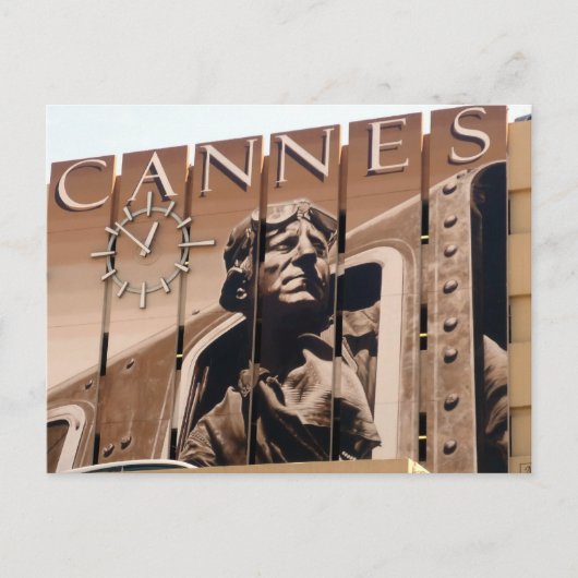 cannenklok briefkaart (Voorkant)