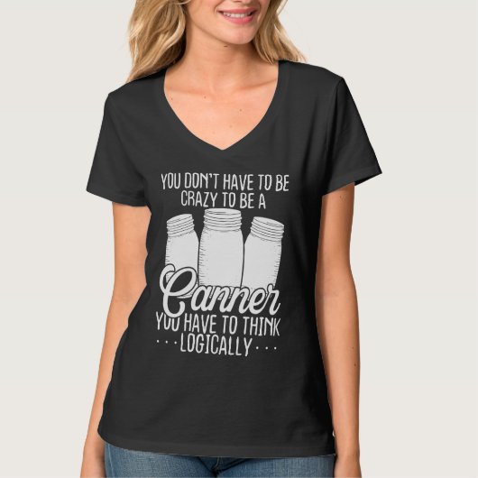 Canner Homegrown Food Perservation Homestead Canni T-shirt (Voorkant)