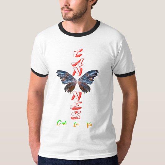 Cannes C'est La Vie T-shirt (Voorkant)