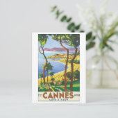 Cannes Cote D'Azur Briefkaart (Staand voorkant)