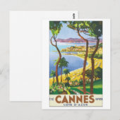 Cannes Cote D'Azur Briefkaart (Voorkant / Achterkant)
