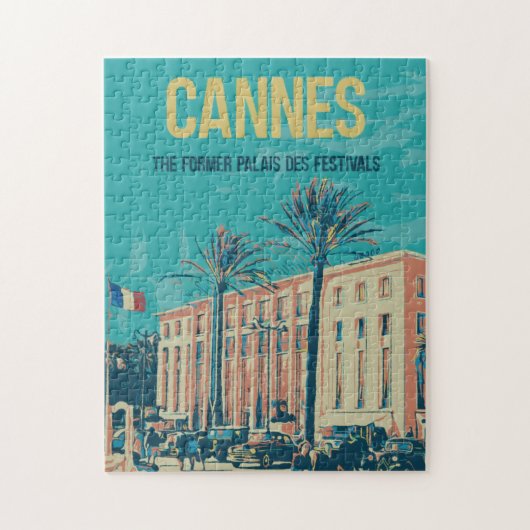 Cannes Côte d'Azur Festival palais Frankrijk Legpuzzel (Verticaal)