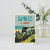 Cannes Cote d'Azur France, uitzicht van Croisette Briefkaart (Staand voorkant)