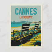 Cannes Cote d'Azur France, uitzicht van Croisette Briefkaart (Voorkant)