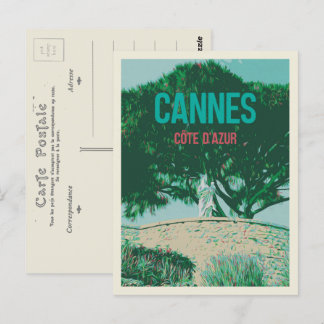 Cannes Cote d'Azur France, uitzicht van Suquet Briefkaart
