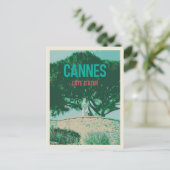 Cannes Cote d'Azur France, uitzicht van Suquet Briefkaart (Staand voorkant)
