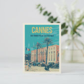 Cannes Cote d'Azur Frankrijk, Palais des Festivals Briefkaart (Staand voorkant)