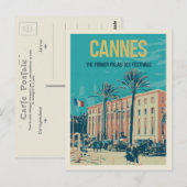 Cannes Cote d'Azur Frankrijk, Palais des Festivals Briefkaart (Voorkant / Achterkant)
