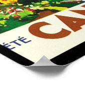  Cannes Cote D'Azur Frans reisbureau Poster (Hoek)