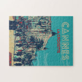 Cannes Côte d'Azur La Croisette Illust France Legpuzzel (Horizontaal)