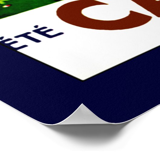 Cannes ~ Cote d'Azur Poster (Hoek)