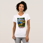 Cannes - Cote d'Azure T-shirt (Voorkant volledig)