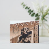 cannes filmklok briefkaart (Staand voorkant)