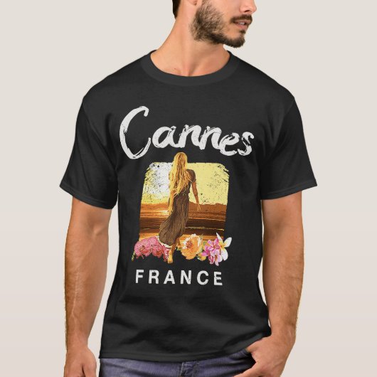 Cannes France T-shirt (Voorkant)