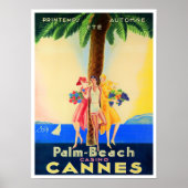Cannes France vintage Poster (Voorkant)