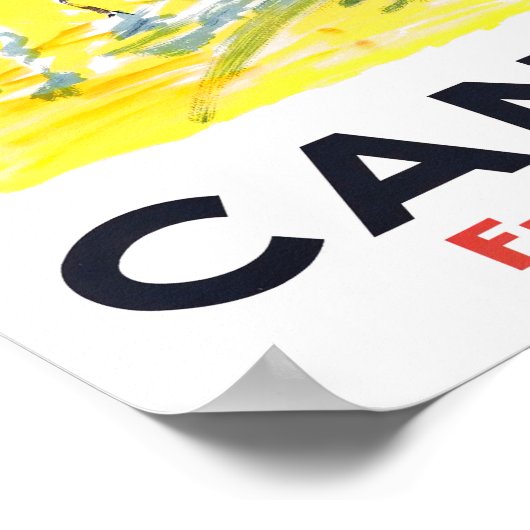 Cannes France vintage Poster (Hoek)