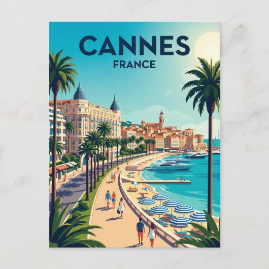 Cannes Frankrijk Briefkaart (Voorkant)