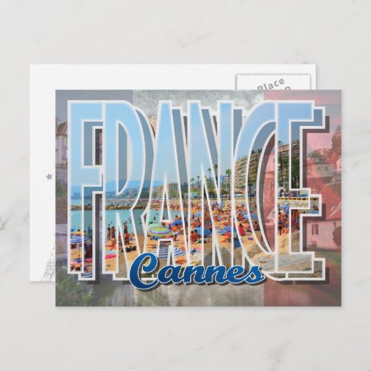 Cannes, Frankrijk Briefkaart (Voorkant / Achterkant)