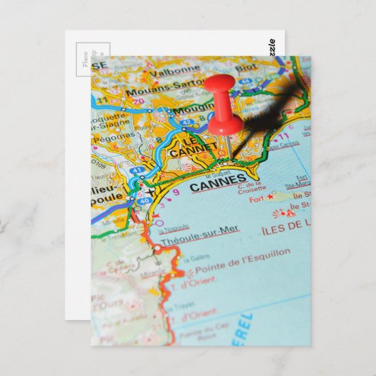 Cannes, Frankrijk Briefkaart (Voorkant / Achterkant)