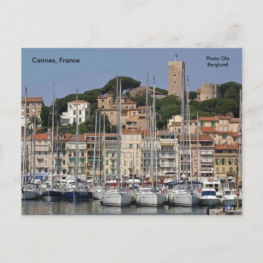 Cannes, Frankrijk, Foto Ola Berglund Briefkaart (Voorkant)