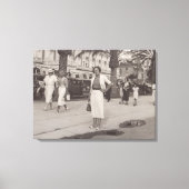 Cannes Frankrijk in 1930s canvas (Voorkant)