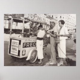 Cannes, Frankrijk in de jaren dertig Poster