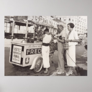 Cannes, Frankrijk in de jaren dertig Poster