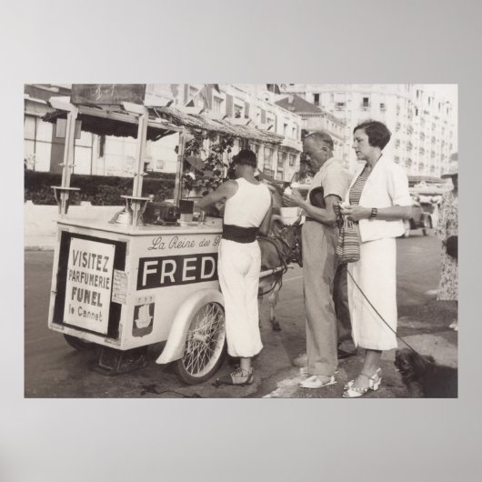 Cannes, Frankrijk in de jaren dertig Poster (Voorkant)