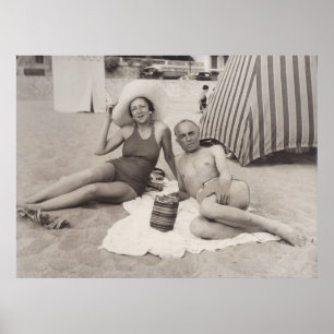 Cannes, Frankrijk in de jaren dertig Poster