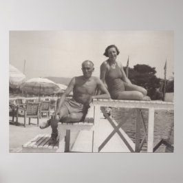 Cannes, Frankrijk in de jaren dertig Poster