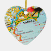 Cannes, Frankrijk Keramisch Ornament (Voorkant)