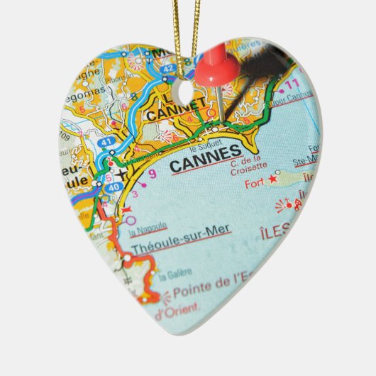 Cannes, Frankrijk Keramisch Ornament (Links)