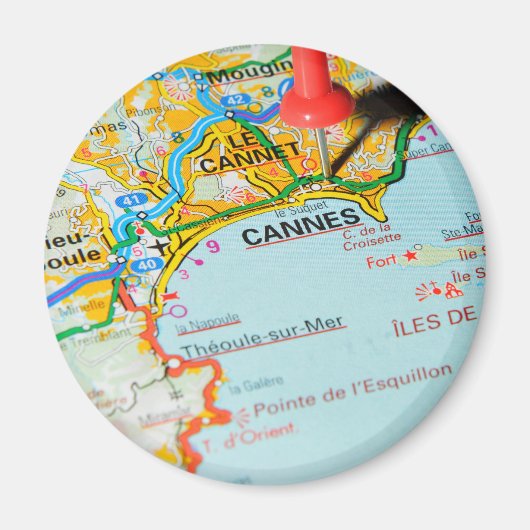 Cannes, Frankrijk Magneet (Voorkant)