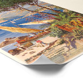 Cannes Frankrijk Oude Poster 1900 (Hoek)