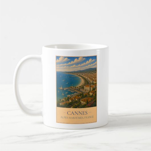 Cannes, Frankrijk – Oude Reis Mok (Links)