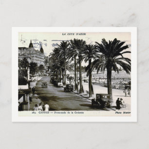 Cannes, Frankrijk, Promenade de la Croisette  Briefkaart